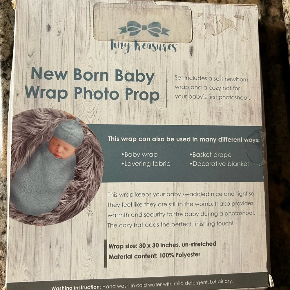 New In The Box Tiny Treasures New Born Baby Photo Prop - Picture 3 of 7